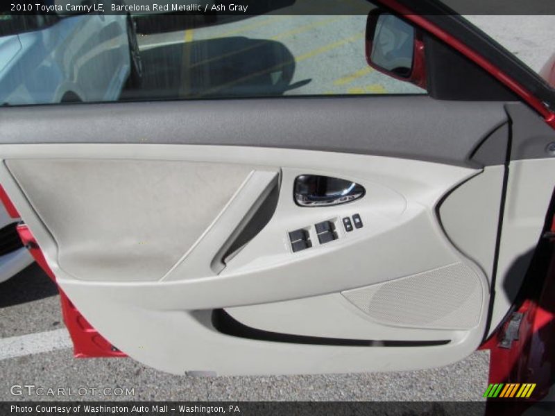 Barcelona Red Metallic / Ash Gray 2010 Toyota Camry LE