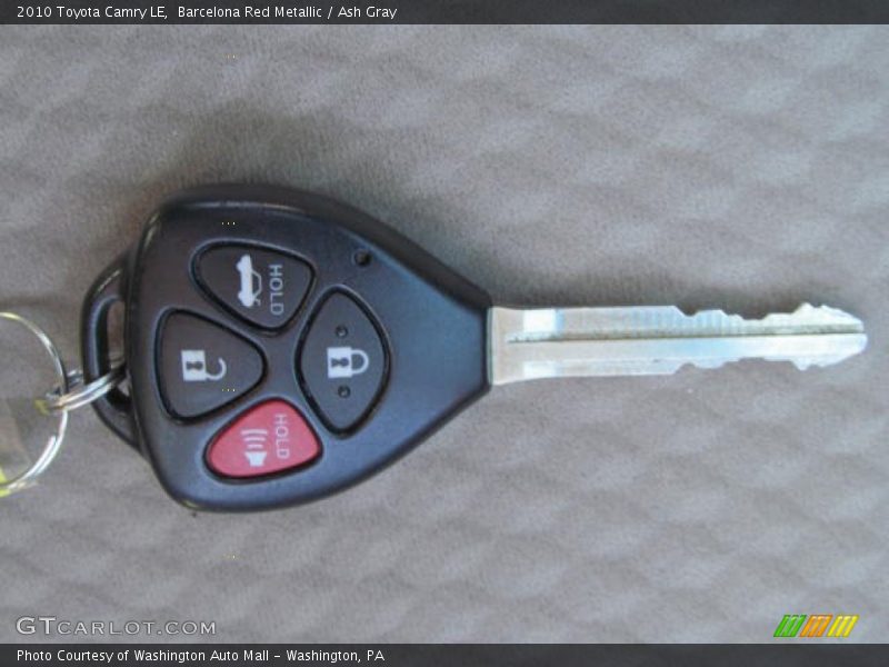 Barcelona Red Metallic / Ash Gray 2010 Toyota Camry LE
