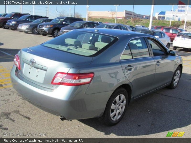 Aloe Green Metallic / Bisque 2010 Toyota Camry LE