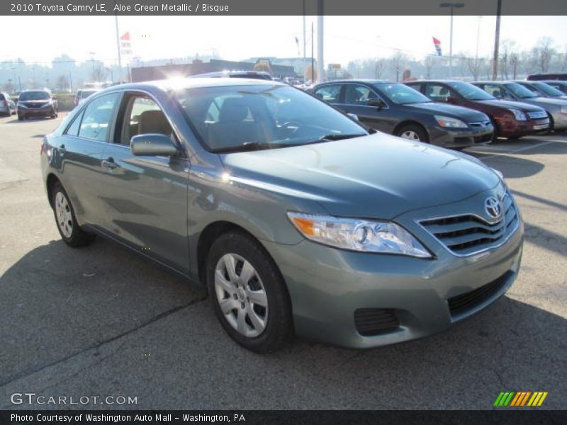 Aloe Green Metallic / Bisque 2010 Toyota Camry LE