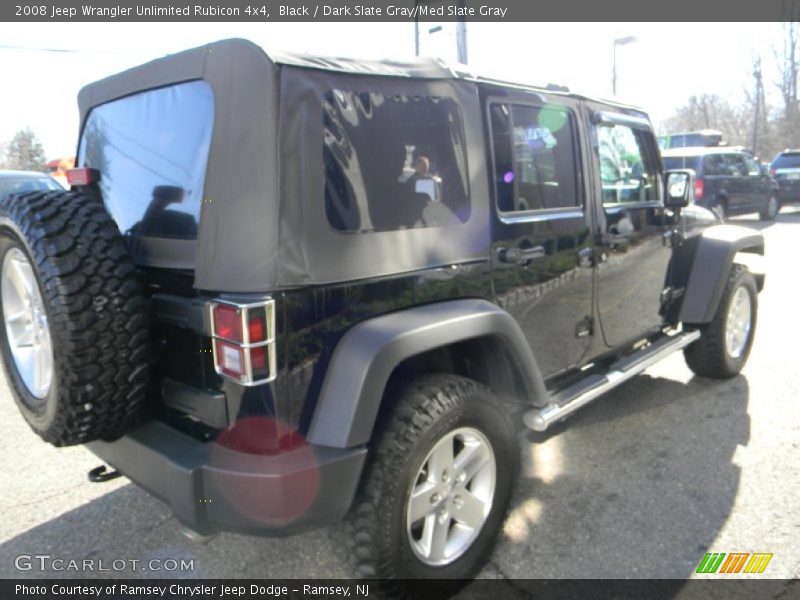 Black / Dark Slate Gray/Med Slate Gray 2008 Jeep Wrangler Unlimited Rubicon 4x4