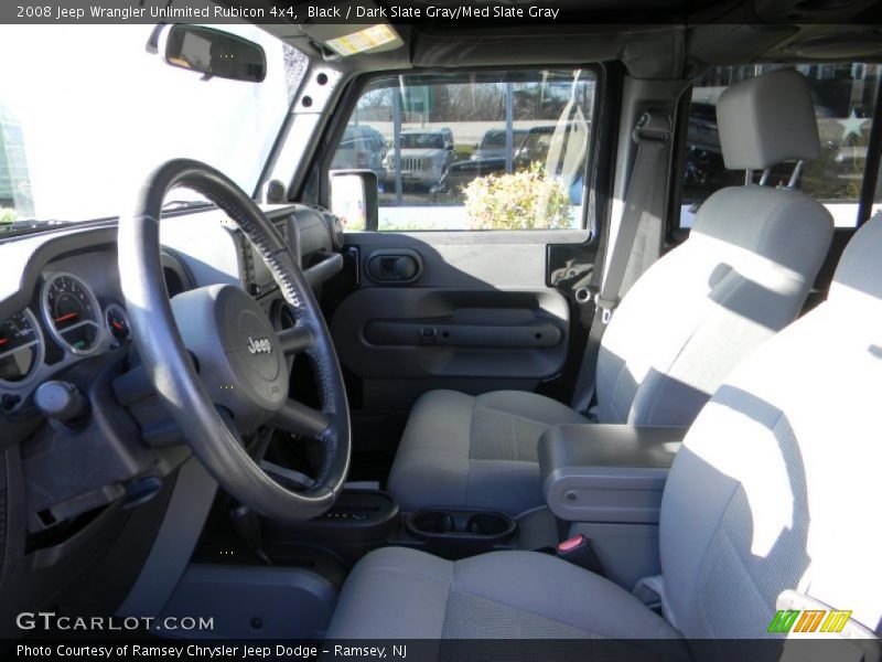 Black / Dark Slate Gray/Med Slate Gray 2008 Jeep Wrangler Unlimited Rubicon 4x4