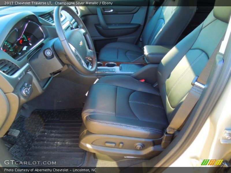  2013 Traverse LT Ebony Interior