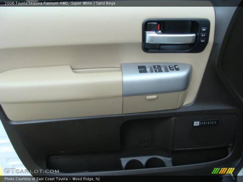 Super White / Sand Beige 2008 Toyota Sequoia Platinum 4WD