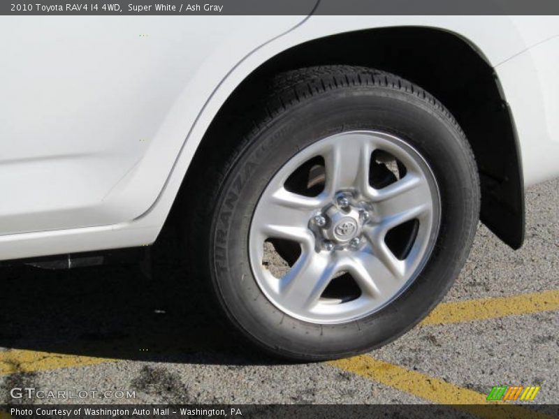 Super White / Ash Gray 2010 Toyota RAV4 I4 4WD