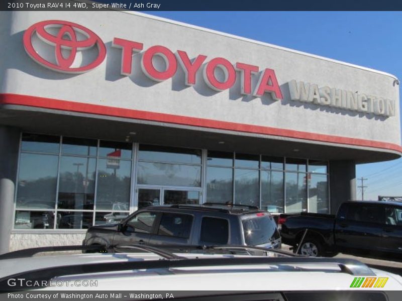 Super White / Ash Gray 2010 Toyota RAV4 I4 4WD