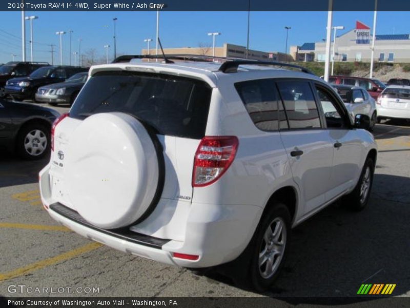 Super White / Ash Gray 2010 Toyota RAV4 I4 4WD