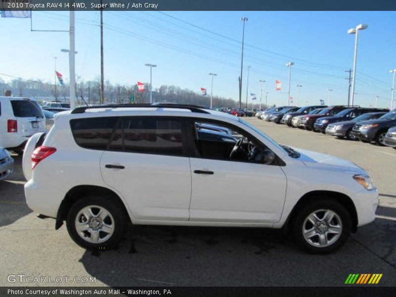 Super White / Ash Gray 2010 Toyota RAV4 I4 4WD