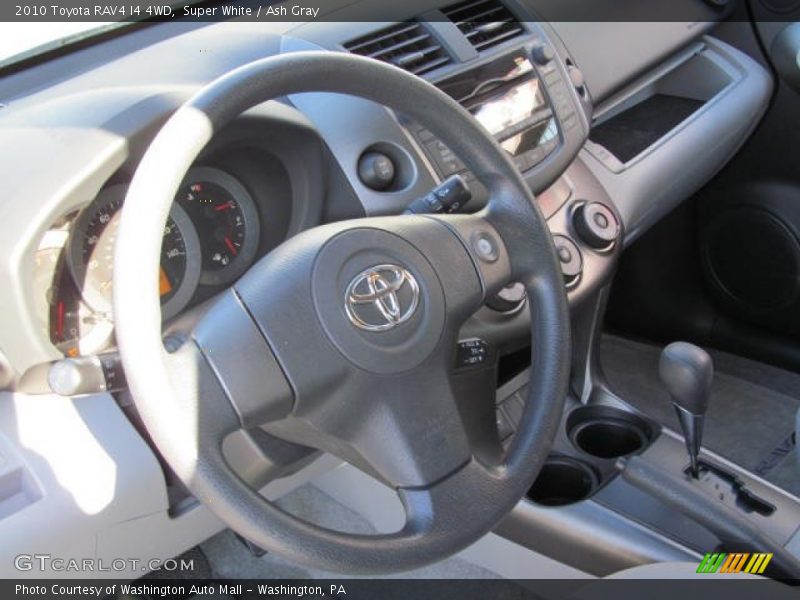 Super White / Ash Gray 2010 Toyota RAV4 I4 4WD