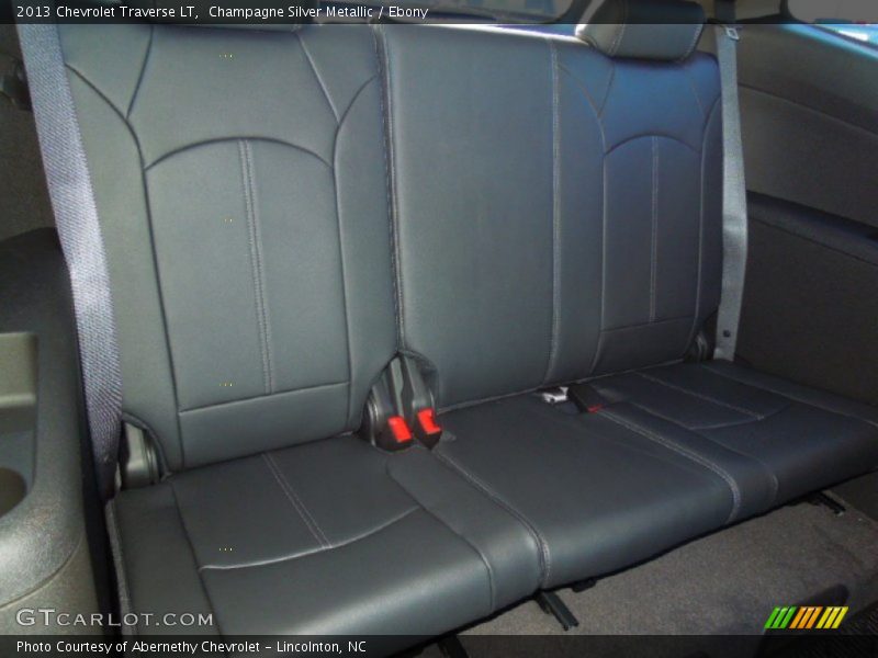 Rear Seat of 2013 Traverse LT