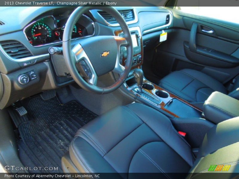 Ebony Interior - 2013 Traverse LT 