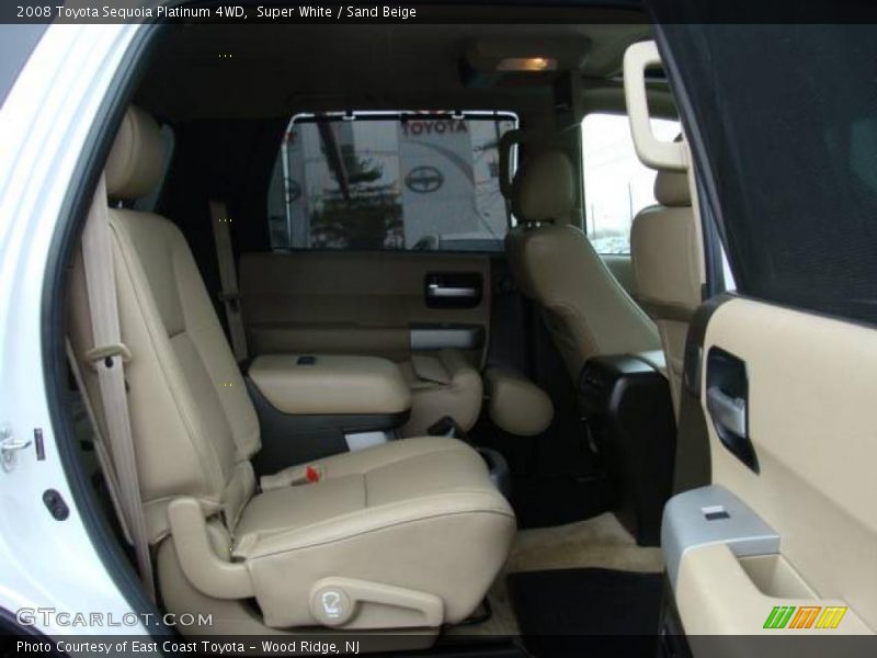 Super White / Sand Beige 2008 Toyota Sequoia Platinum 4WD