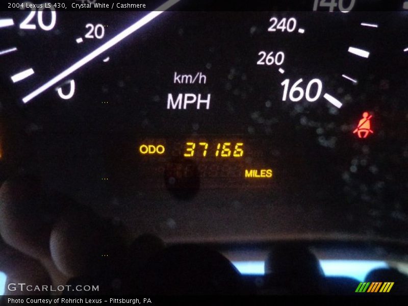 Crystal White / Cashmere 2004 Lexus LS 430