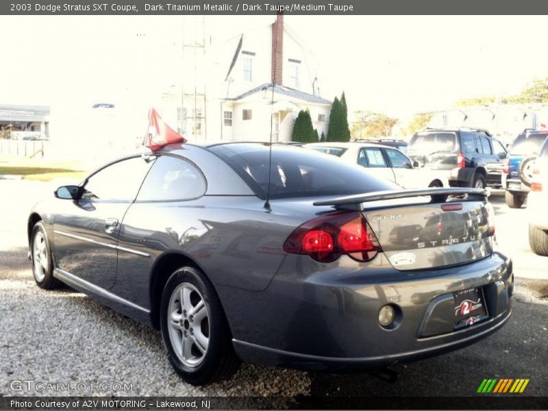 Dark Titanium Metallic / Dark Taupe/Medium Taupe 2003 Dodge Stratus SXT Coupe