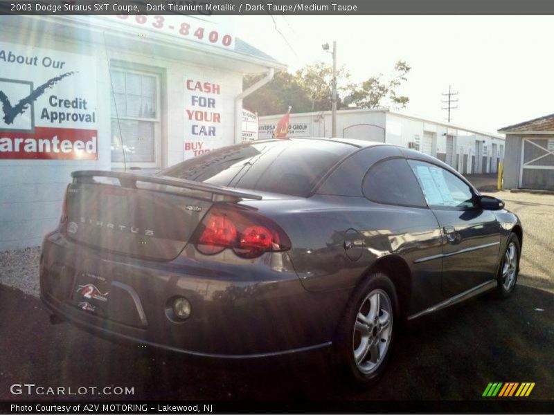 Dark Titanium Metallic / Dark Taupe/Medium Taupe 2003 Dodge Stratus SXT Coupe