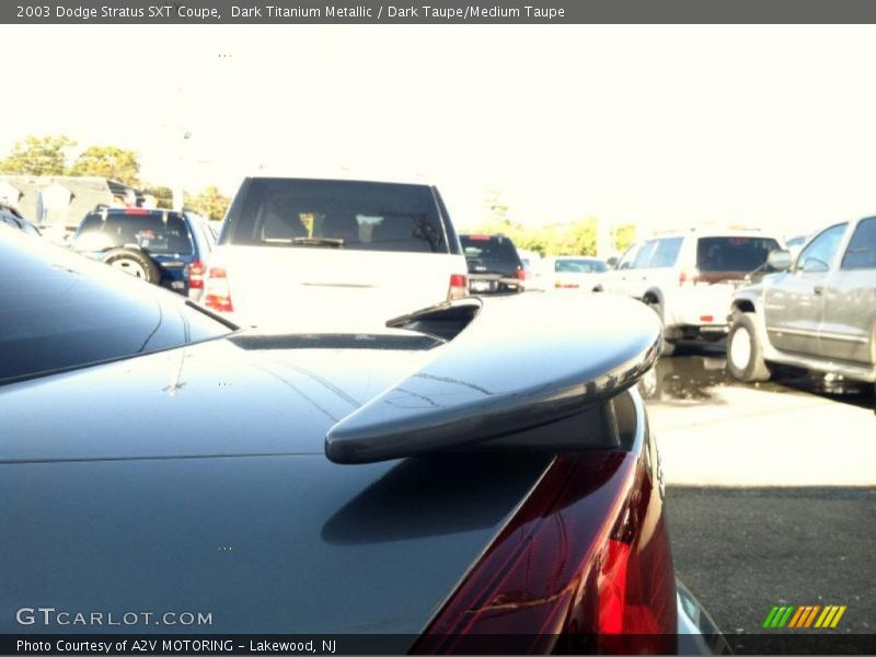 Dark Titanium Metallic / Dark Taupe/Medium Taupe 2003 Dodge Stratus SXT Coupe