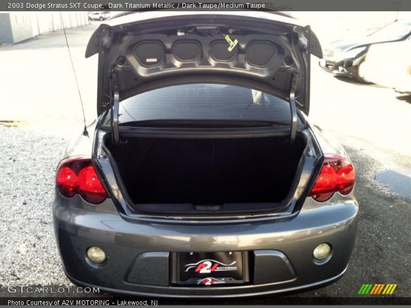 Dark Titanium Metallic / Dark Taupe/Medium Taupe 2003 Dodge Stratus SXT Coupe
