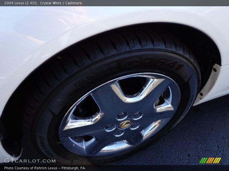 Crystal White / Cashmere 2004 Lexus LS 430