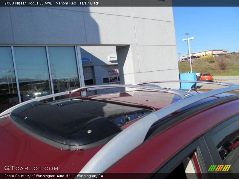 Venom Red Pearl / Black 2008 Nissan Rogue SL AWD