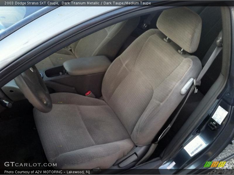 Dark Titanium Metallic / Dark Taupe/Medium Taupe 2003 Dodge Stratus SXT Coupe