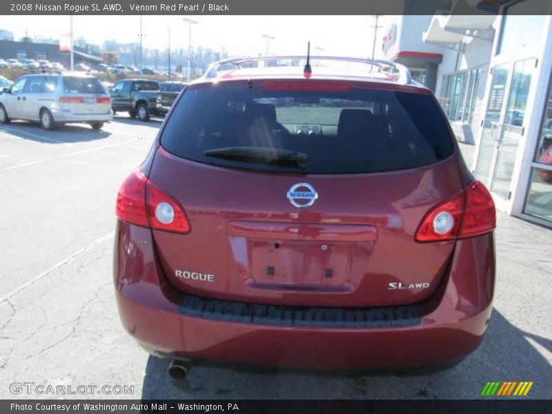 Venom Red Pearl / Black 2008 Nissan Rogue SL AWD