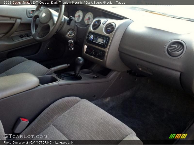 Dark Titanium Metallic / Dark Taupe/Medium Taupe 2003 Dodge Stratus SXT Coupe
