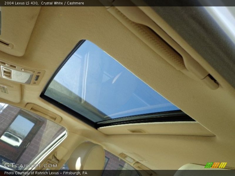 Crystal White / Cashmere 2004 Lexus LS 430