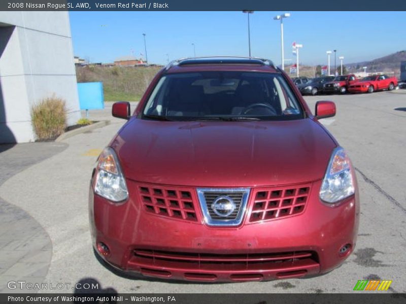 Venom Red Pearl / Black 2008 Nissan Rogue SL AWD