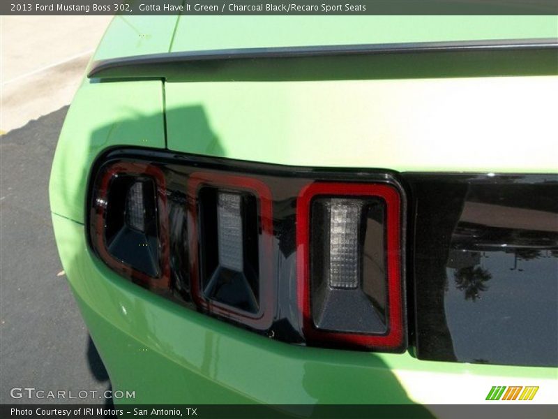 Gotta Have It Green / Charcoal Black/Recaro Sport Seats 2013 Ford Mustang Boss 302