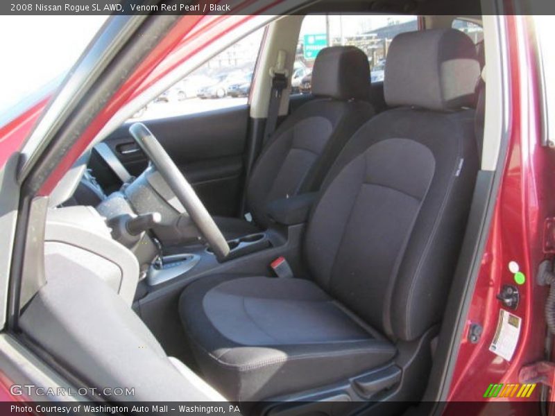 Venom Red Pearl / Black 2008 Nissan Rogue SL AWD