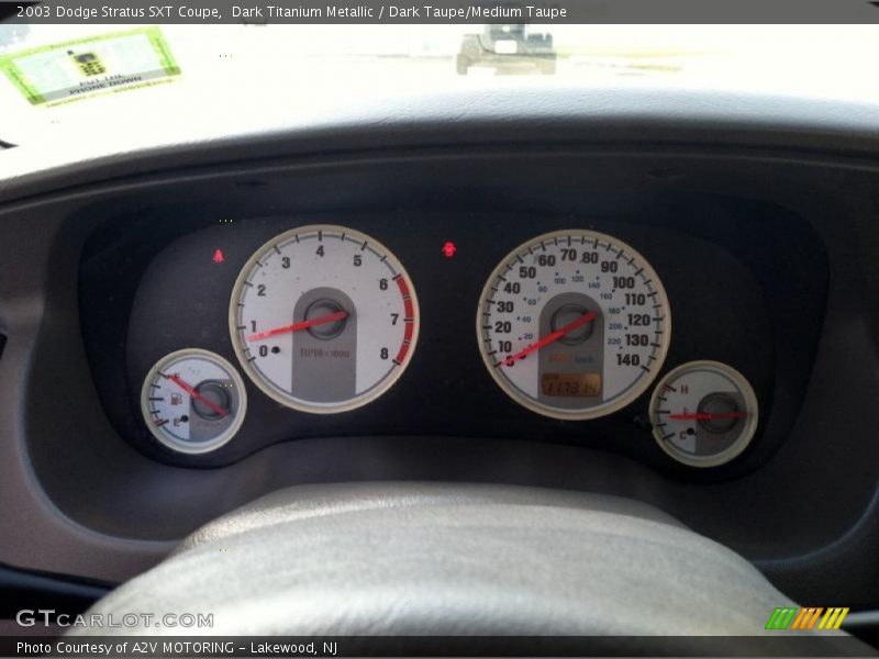 Dark Titanium Metallic / Dark Taupe/Medium Taupe 2003 Dodge Stratus SXT Coupe