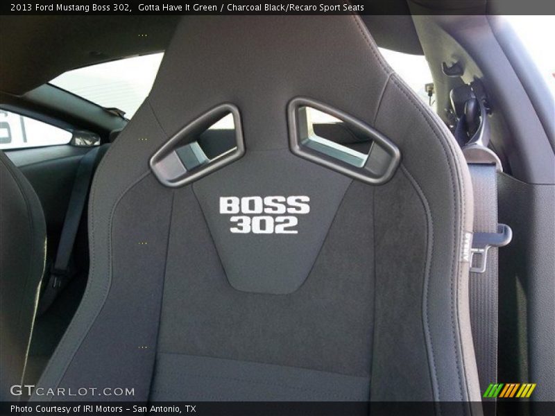 Gotta Have It Green / Charcoal Black/Recaro Sport Seats 2013 Ford Mustang Boss 302
