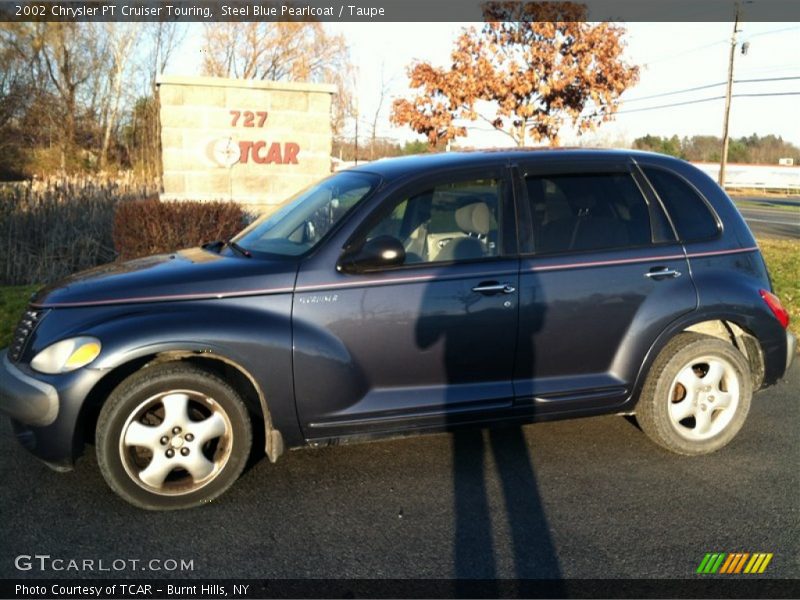 Steel Blue Pearlcoat / Taupe 2002 Chrysler PT Cruiser Touring