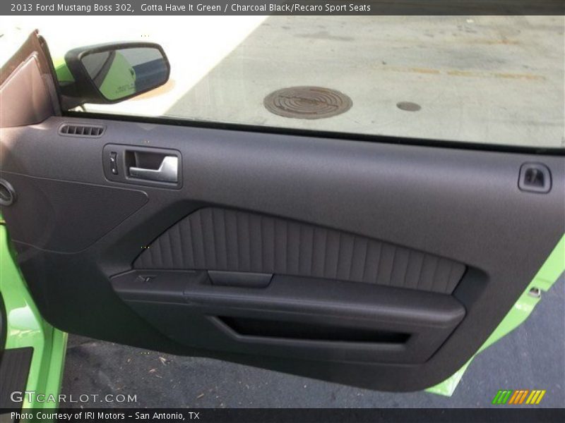 Door Panel of 2013 Mustang Boss 302