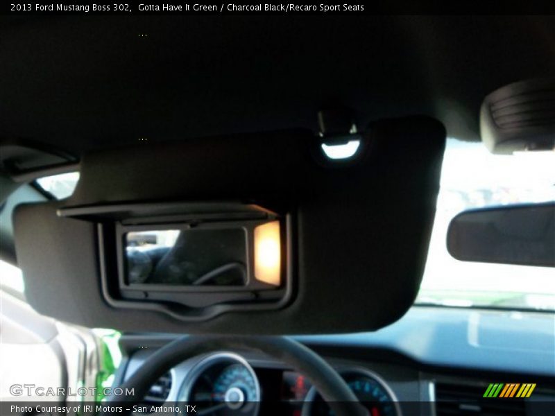 Gotta Have It Green / Charcoal Black/Recaro Sport Seats 2013 Ford Mustang Boss 302
