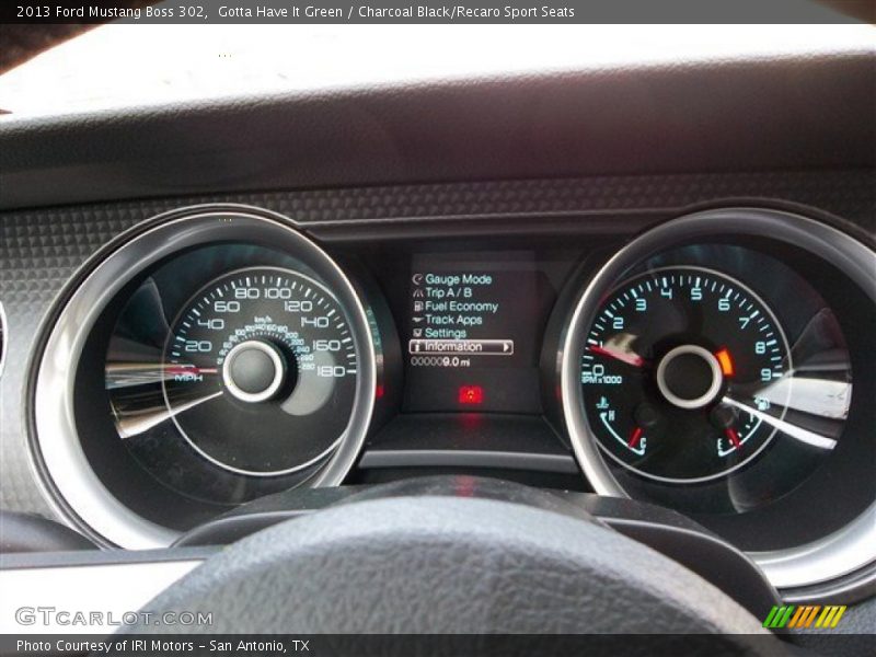  2013 Mustang Boss 302 Boss 302 Gauges