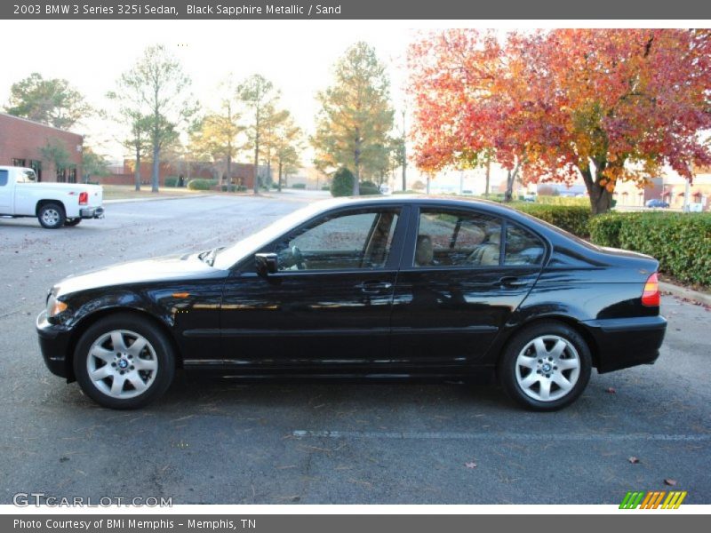Black Sapphire Metallic / Sand 2003 BMW 3 Series 325i Sedan