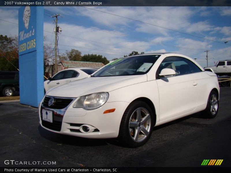Candy White / Cornsilk Beige 2007 Volkswagen Eos 2.0T