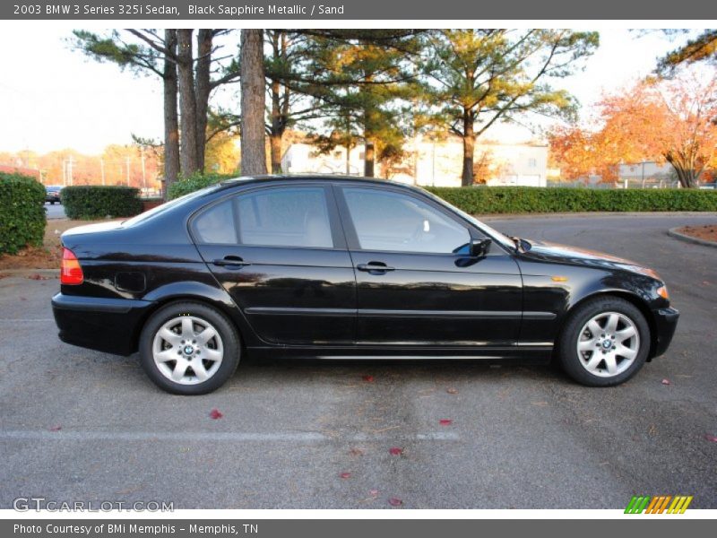 Black Sapphire Metallic / Sand 2003 BMW 3 Series 325i Sedan