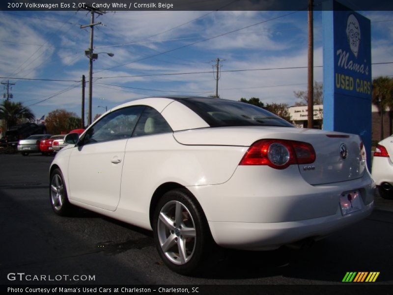 Candy White / Cornsilk Beige 2007 Volkswagen Eos 2.0T