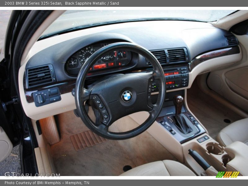 Black Sapphire Metallic / Sand 2003 BMW 3 Series 325i Sedan