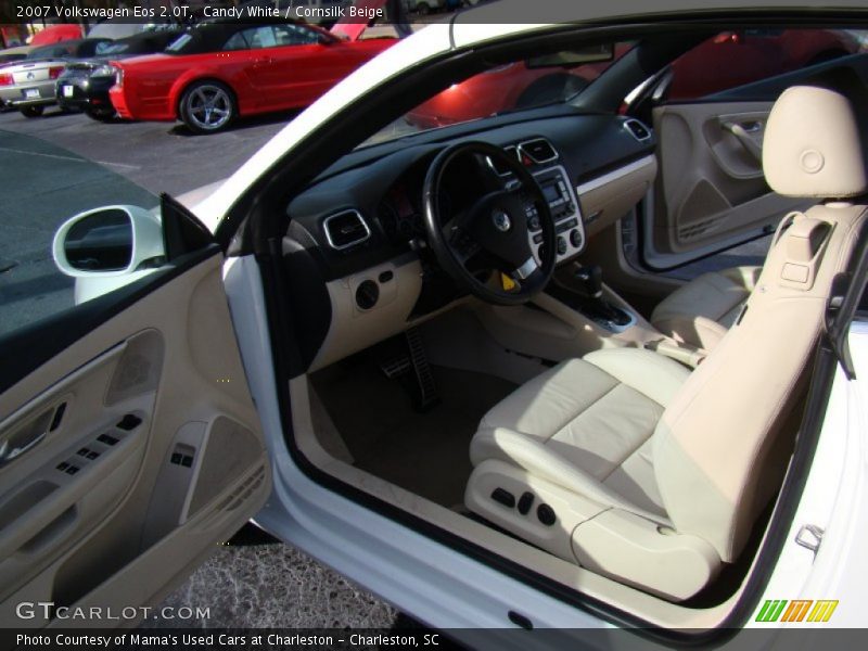 Candy White / Cornsilk Beige 2007 Volkswagen Eos 2.0T