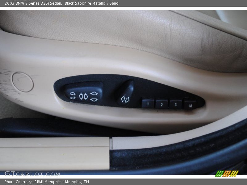 Black Sapphire Metallic / Sand 2003 BMW 3 Series 325i Sedan