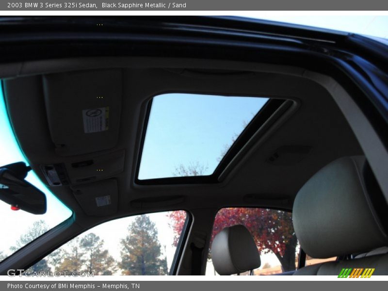 Black Sapphire Metallic / Sand 2003 BMW 3 Series 325i Sedan
