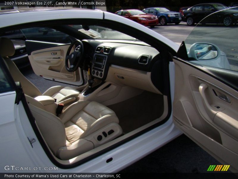 Candy White / Cornsilk Beige 2007 Volkswagen Eos 2.0T