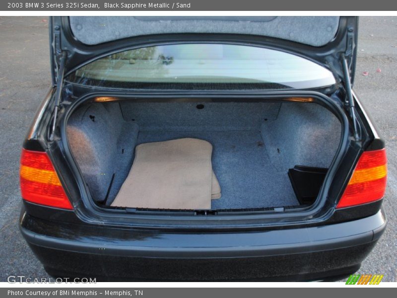 Black Sapphire Metallic / Sand 2003 BMW 3 Series 325i Sedan