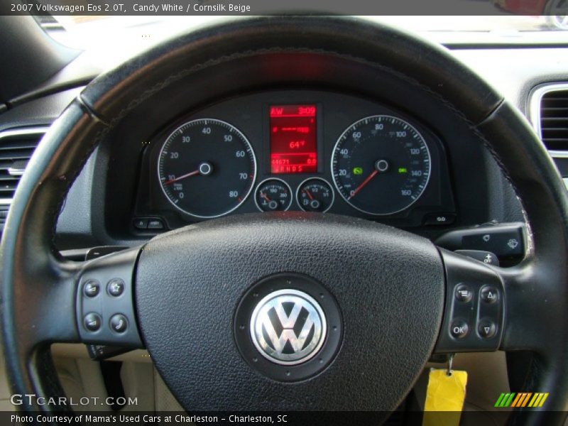 Candy White / Cornsilk Beige 2007 Volkswagen Eos 2.0T