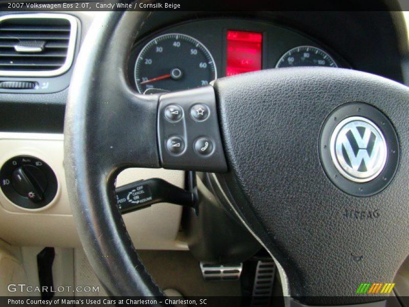 Candy White / Cornsilk Beige 2007 Volkswagen Eos 2.0T