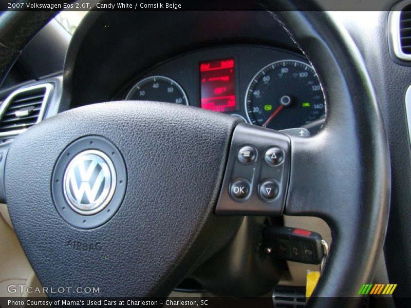 Candy White / Cornsilk Beige 2007 Volkswagen Eos 2.0T