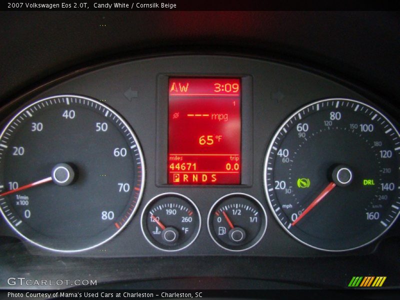 Candy White / Cornsilk Beige 2007 Volkswagen Eos 2.0T